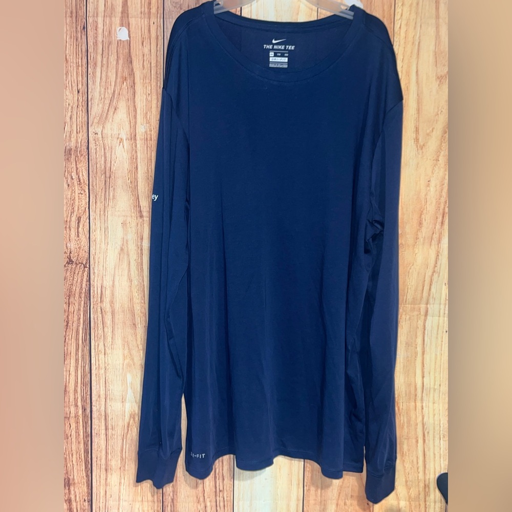 Nike Men's Deep Blue Long Sleeve Tee
